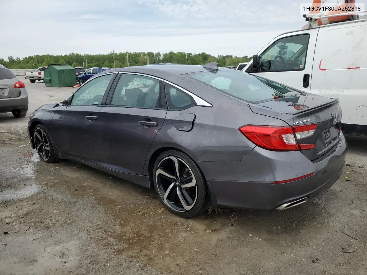 2018 Honda Accord Sport VIN: 1HGCV1F30JA252818 Lot: 52563424