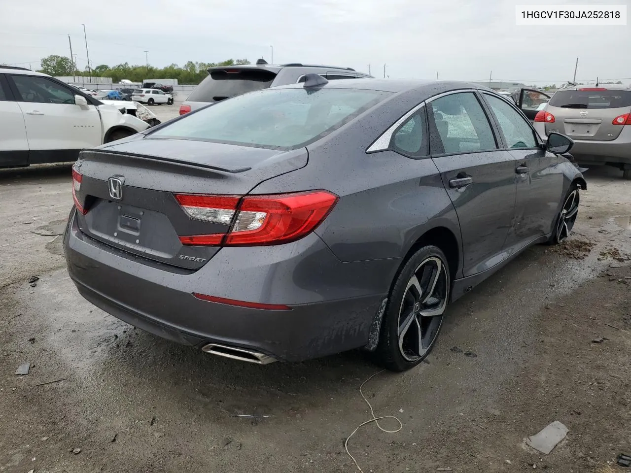 2018 Honda Accord Sport VIN: 1HGCV1F30JA252818 Lot: 52563424