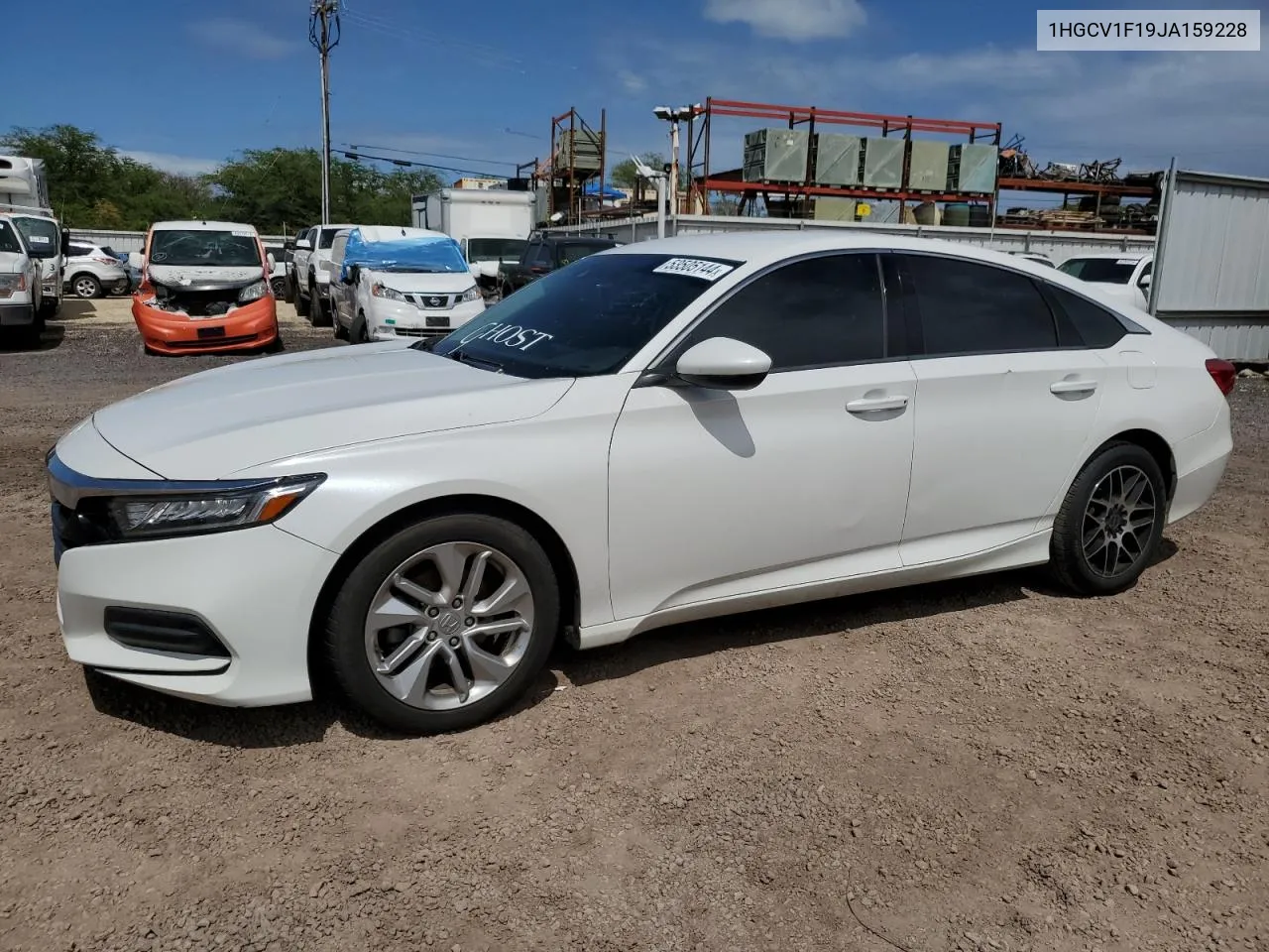 2018 Honda Accord Lx VIN: 1HGCV1F19JA159228 Lot: 53505144