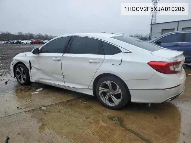 1HGCV2F5XJA010206 2018 Honda Accord Exl