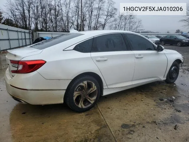 1HGCV2F5XJA010206 2018 Honda Accord Exl