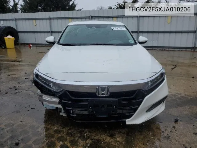 1HGCV2F5XJA010206 2018 Honda Accord Exl