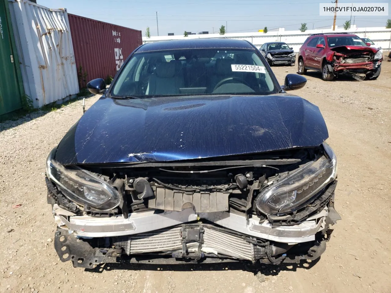 1HGCV1F10JA020704 2018 Honda Accord Lx