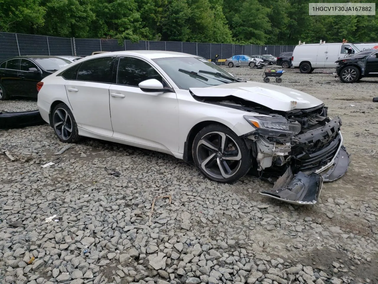 1HGCV1F30JA167882 2018 Honda Accord Sport