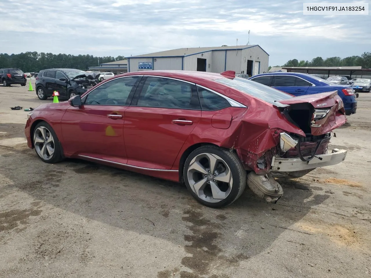 2018 Honda Accord Touring VIN: 1HGCV1F91JA183254 Lot: 55298204