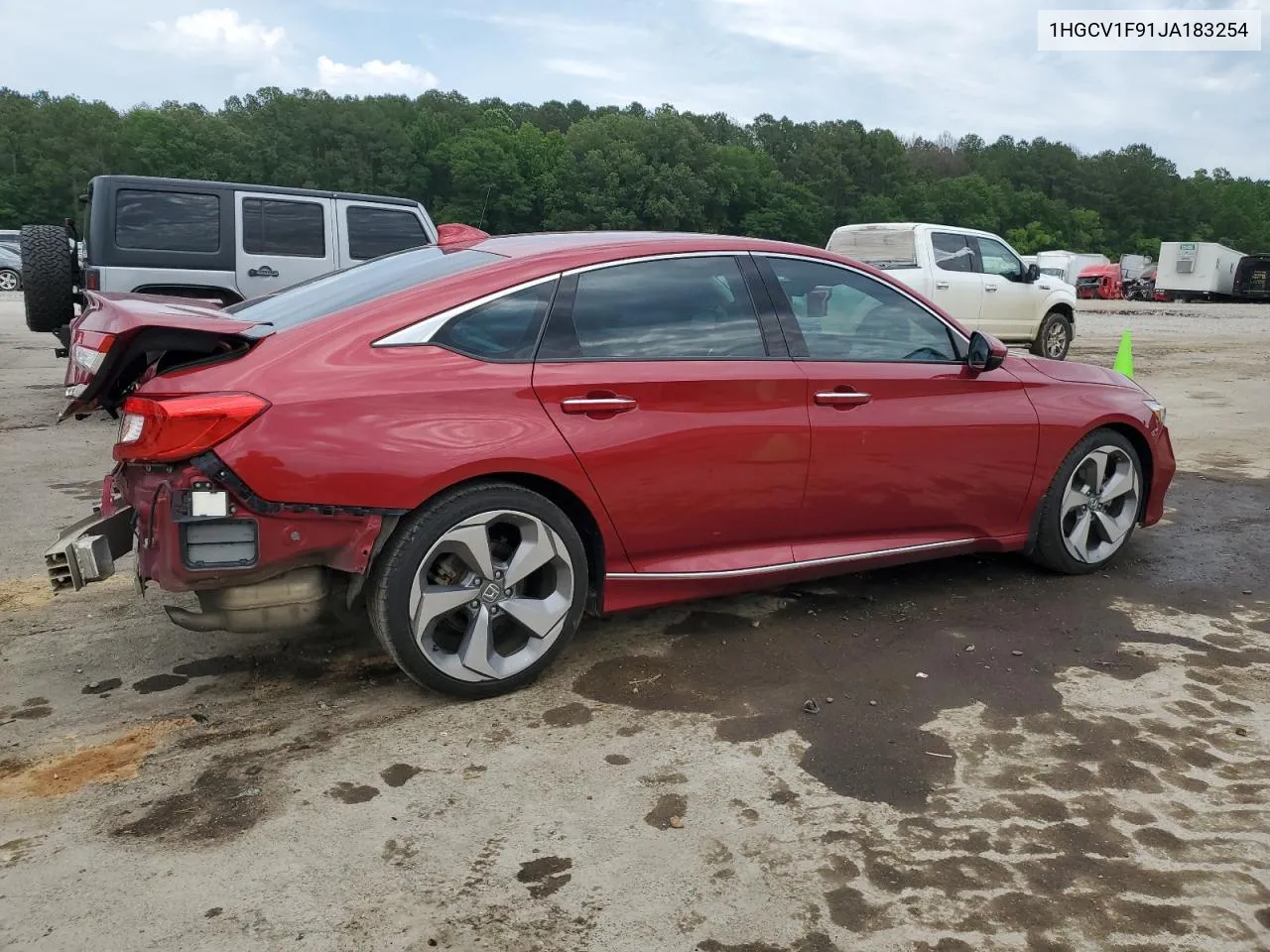 2018 Honda Accord Touring VIN: 1HGCV1F91JA183254 Lot: 55298204