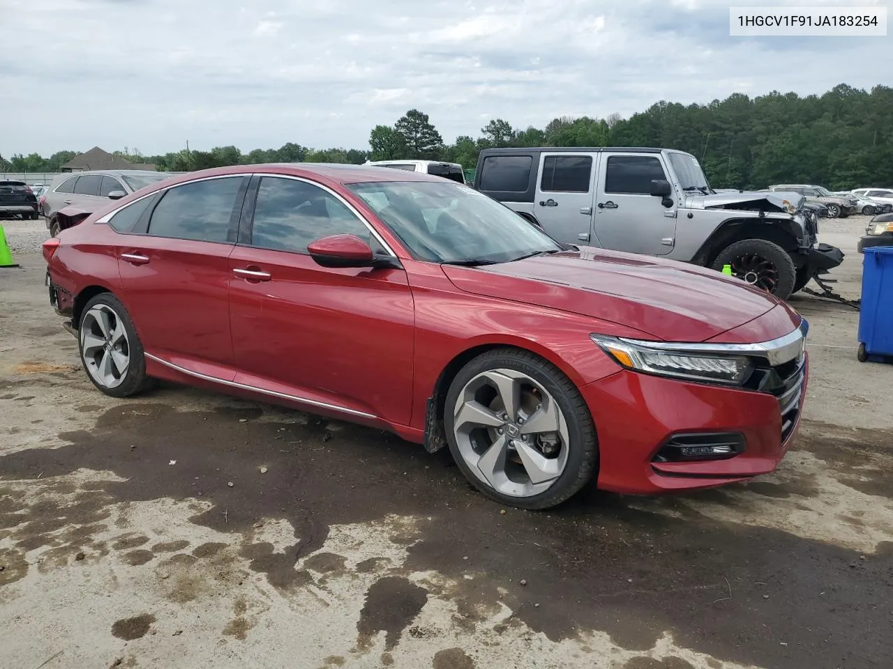 1HGCV1F91JA183254 2018 Honda Accord Touring