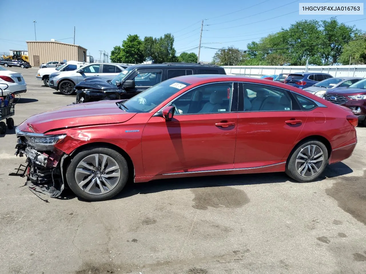 2018 Honda Accord Hybrid Ex VIN: 1HGCV3F4XJA016763 Lot: 58850784