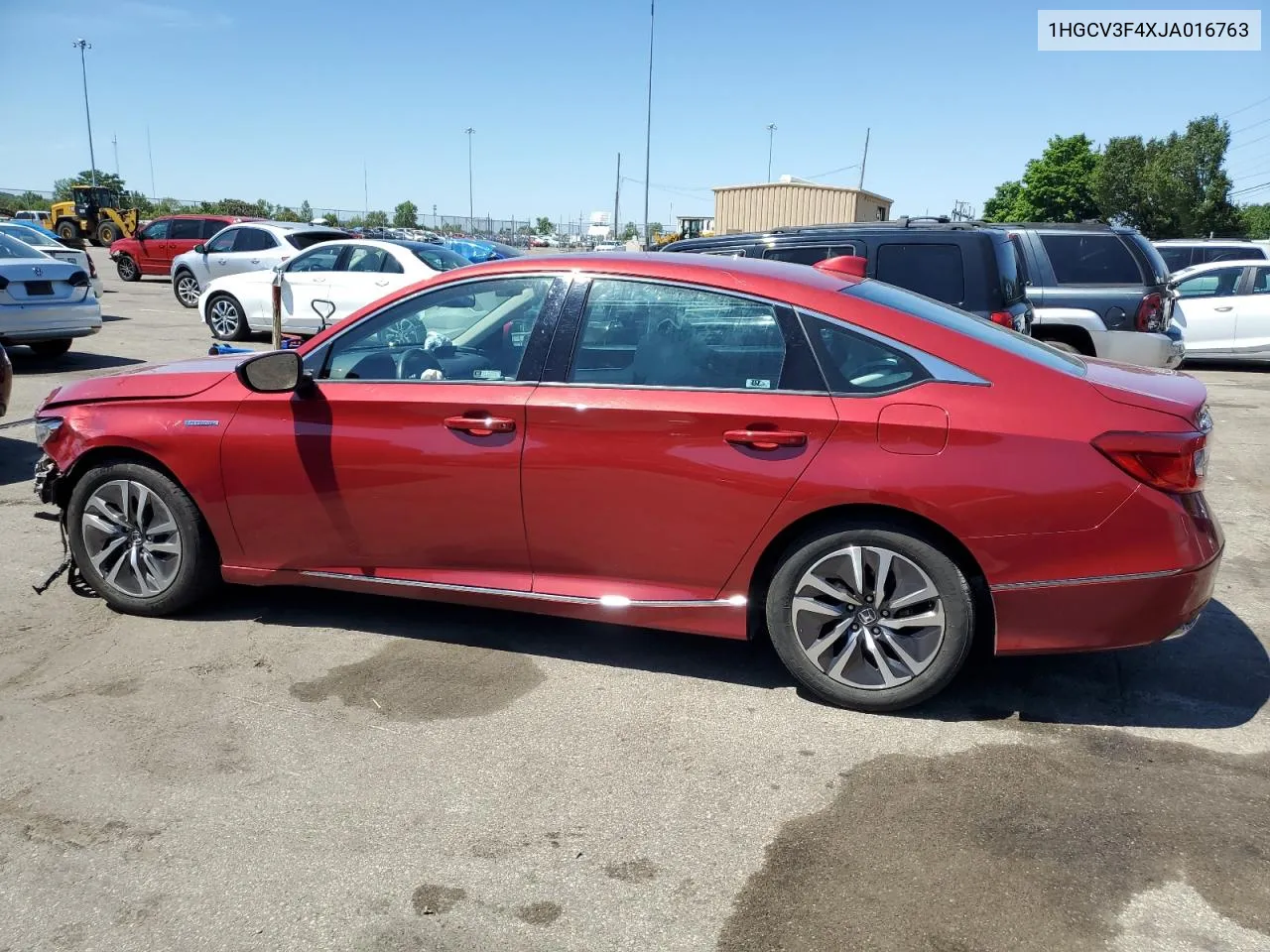 2018 Honda Accord Hybrid Ex VIN: 1HGCV3F4XJA016763 Lot: 58850784