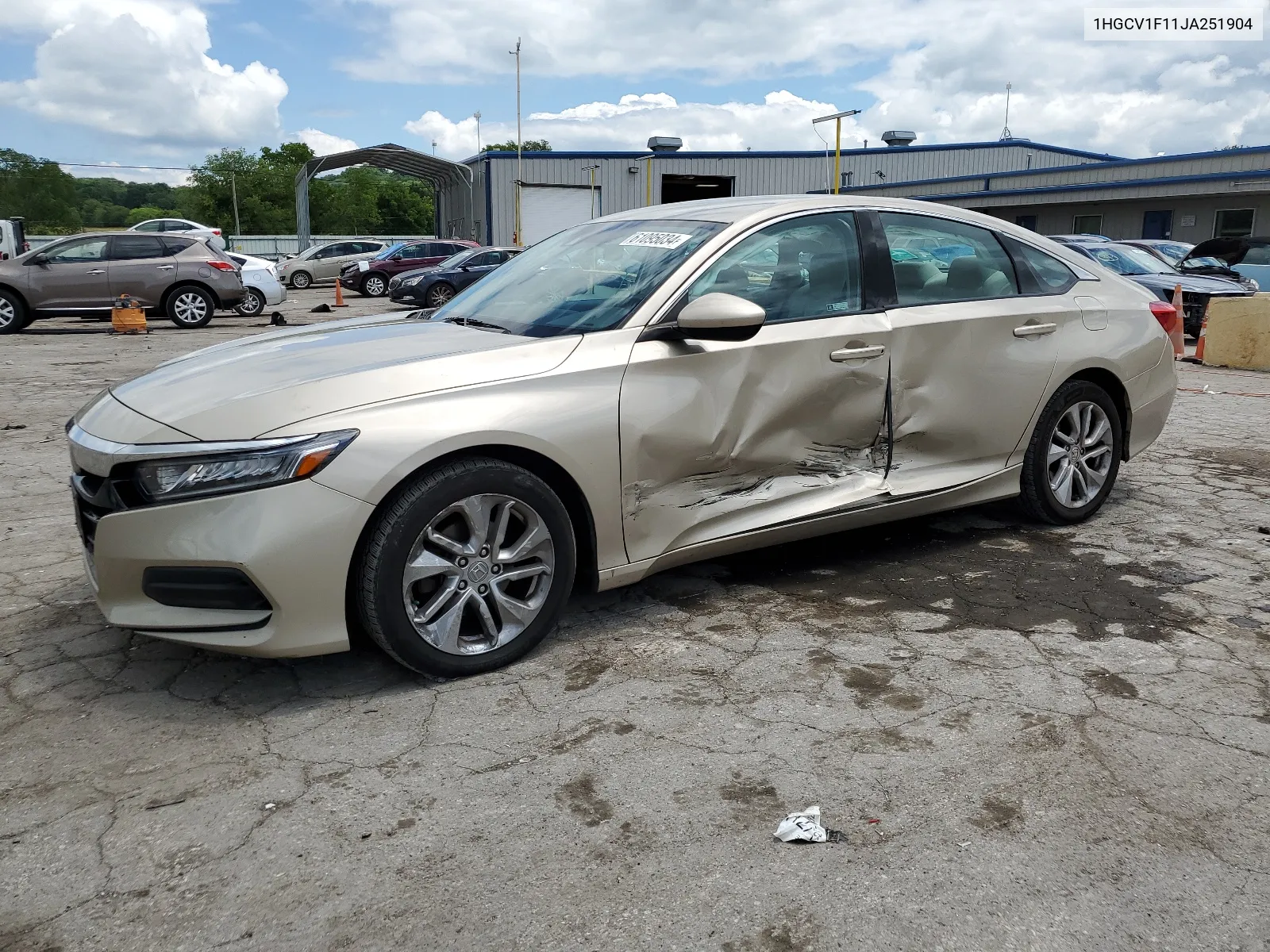 2018 Honda Accord Lx VIN: 1HGCV1F11JA251904 Lot: 61095034