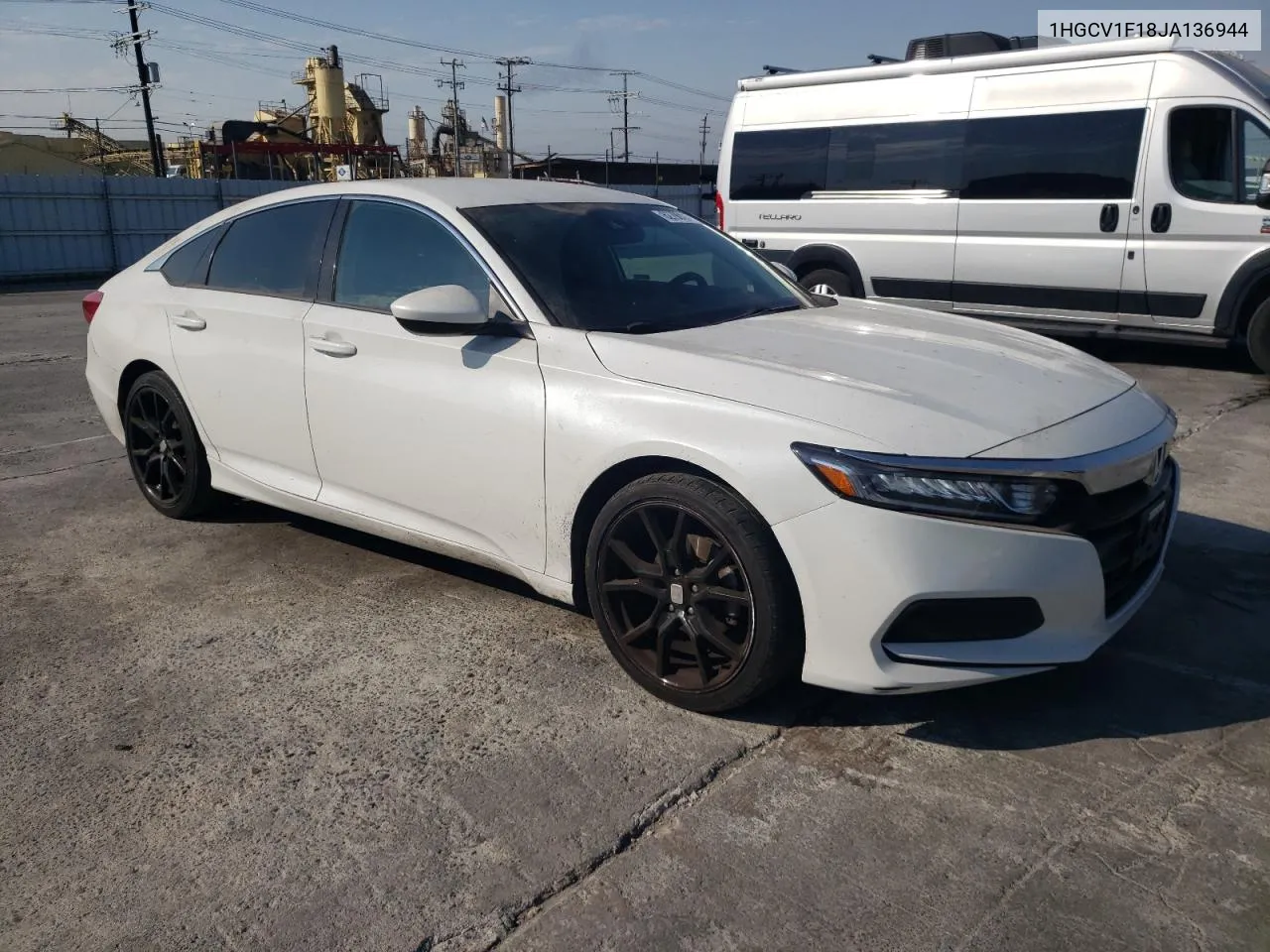 2018 Honda Accord Lx VIN: 1HGCV1F18JA136944 Lot: 62790114