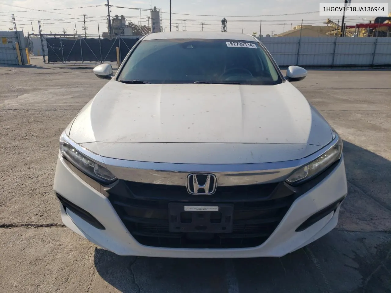 2018 Honda Accord Lx VIN: 1HGCV1F18JA136944 Lot: 62790114