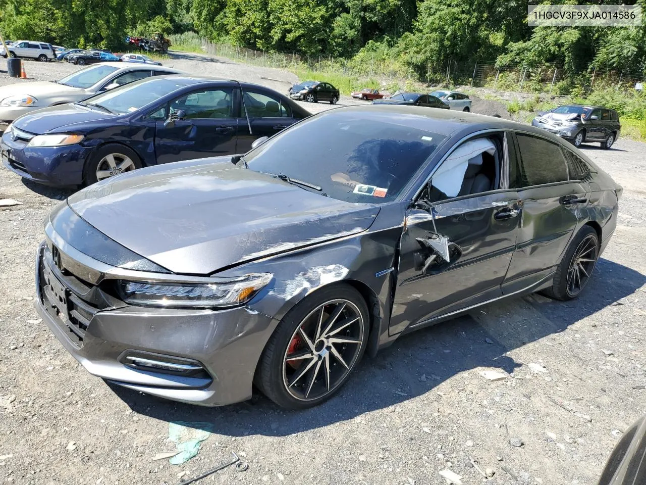 2018 Honda Accord Touring Hybrid VIN: 1HGCV3F9XJA014586 Lot: 66394224