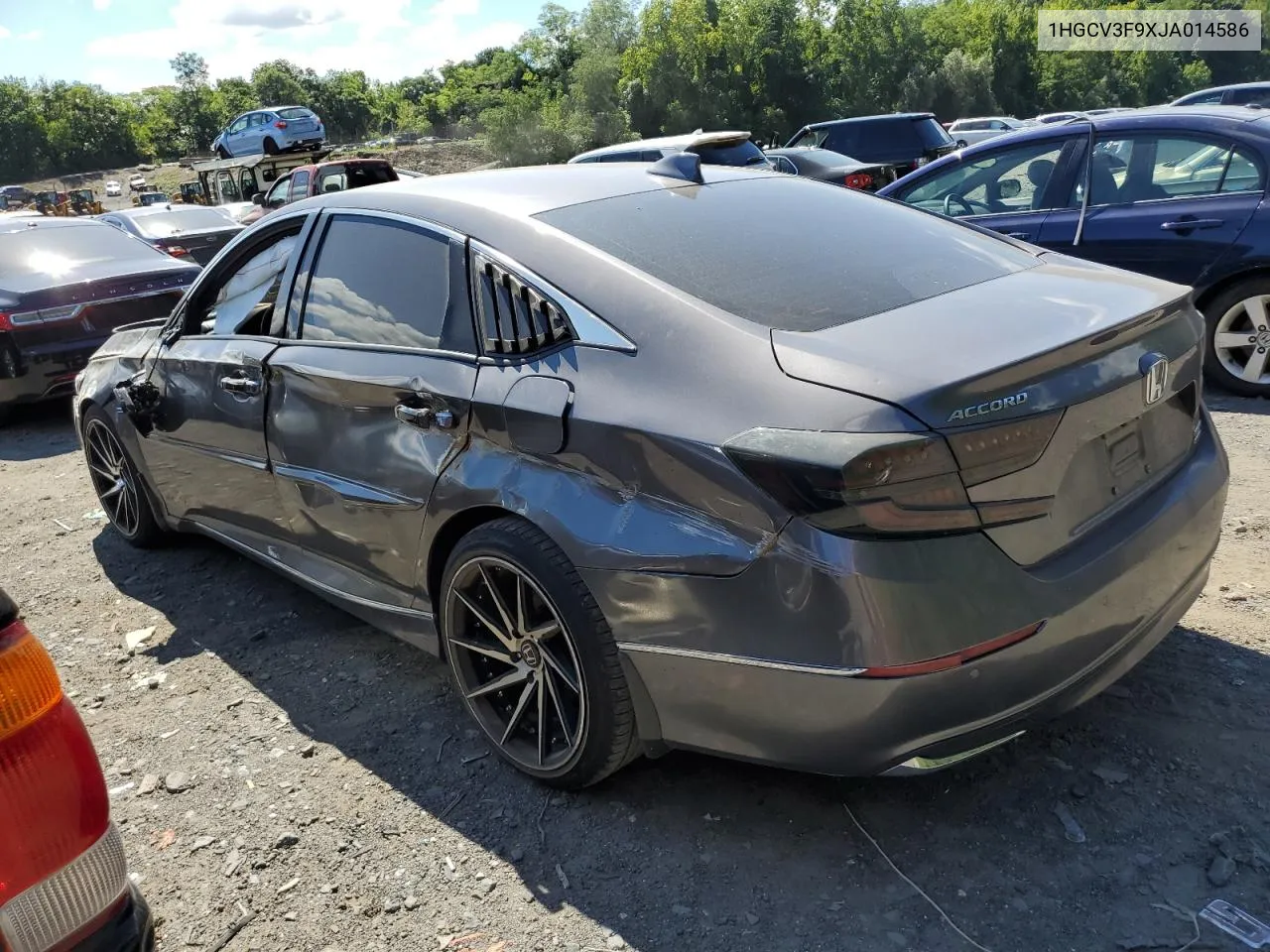 2018 Honda Accord Touring Hybrid VIN: 1HGCV3F9XJA014586 Lot: 66394224