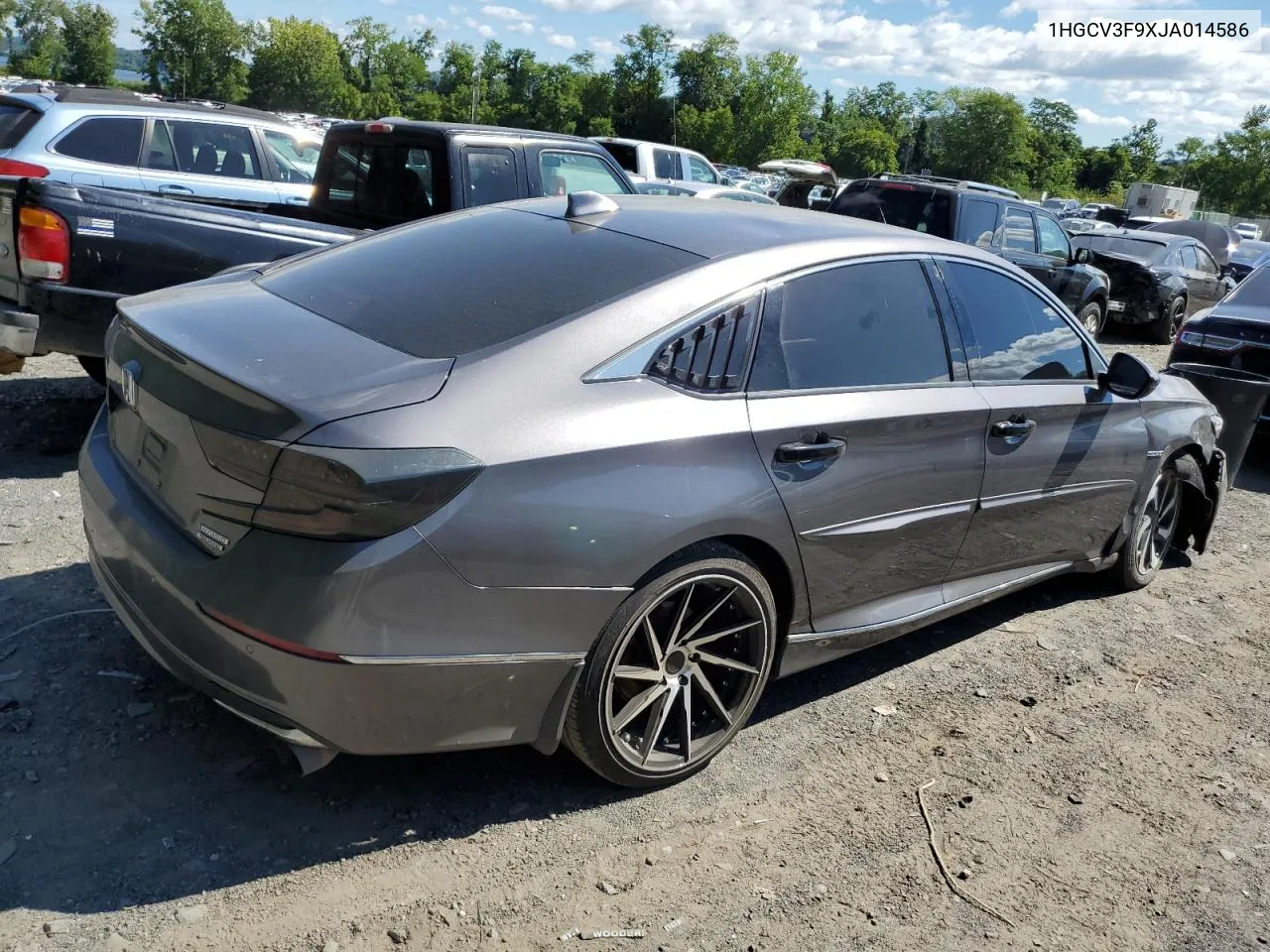 2018 Honda Accord Touring Hybrid VIN: 1HGCV3F9XJA014586 Lot: 66394224