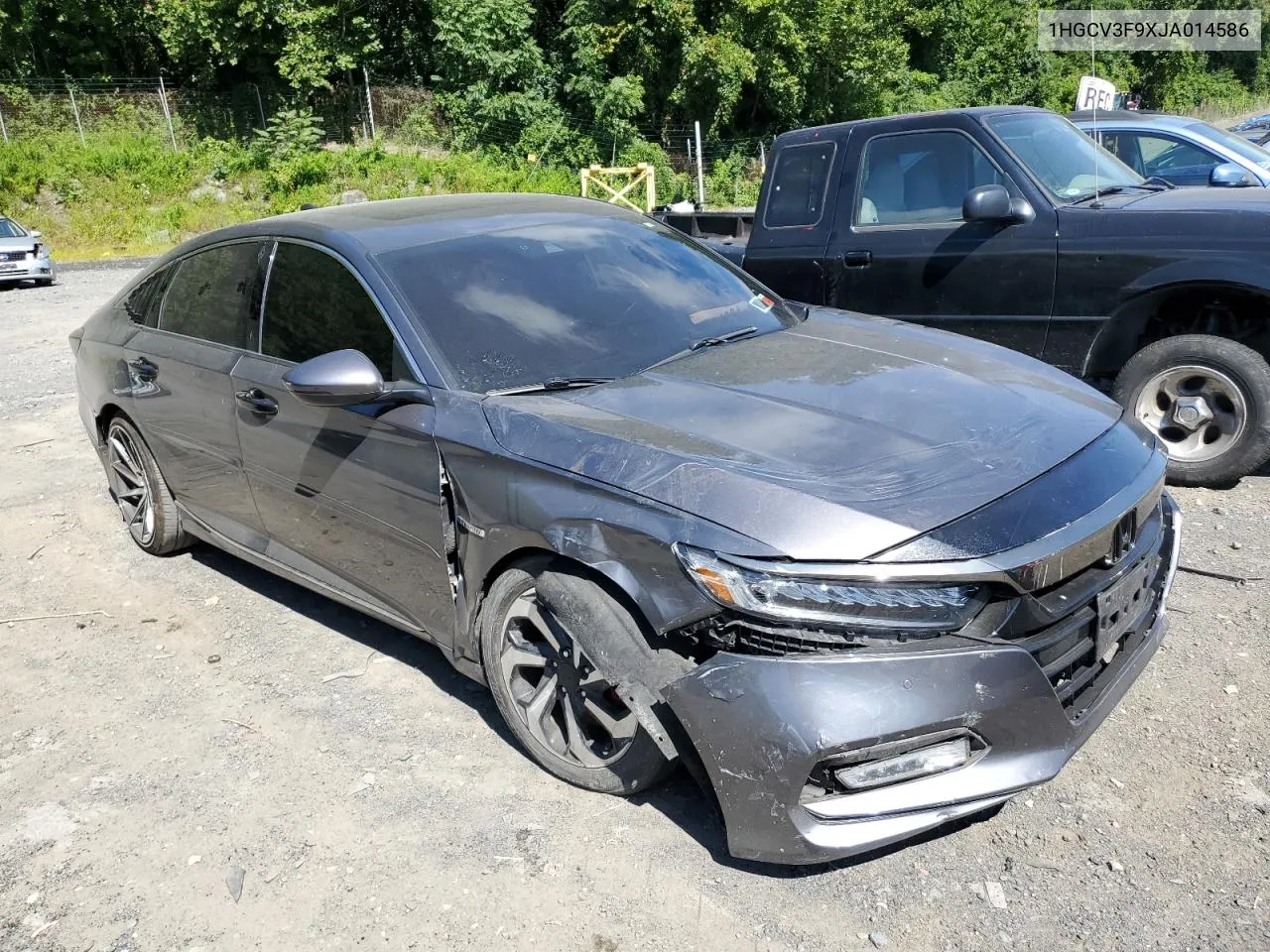 2018 Honda Accord Touring Hybrid VIN: 1HGCV3F9XJA014586 Lot: 66394224