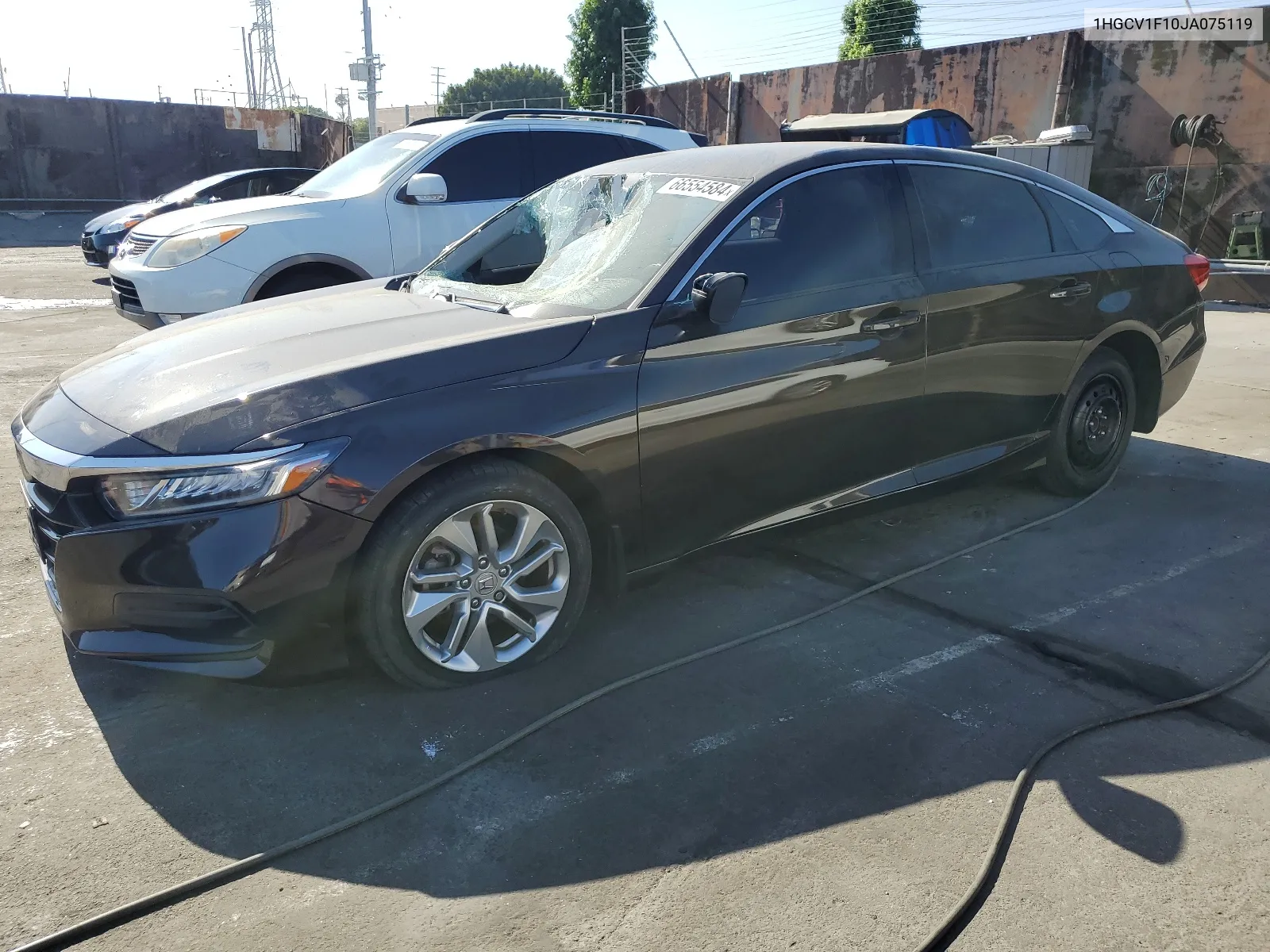 2018 Honda Accord Lx VIN: 1HGCV1F10JA075119 Lot: 66554584