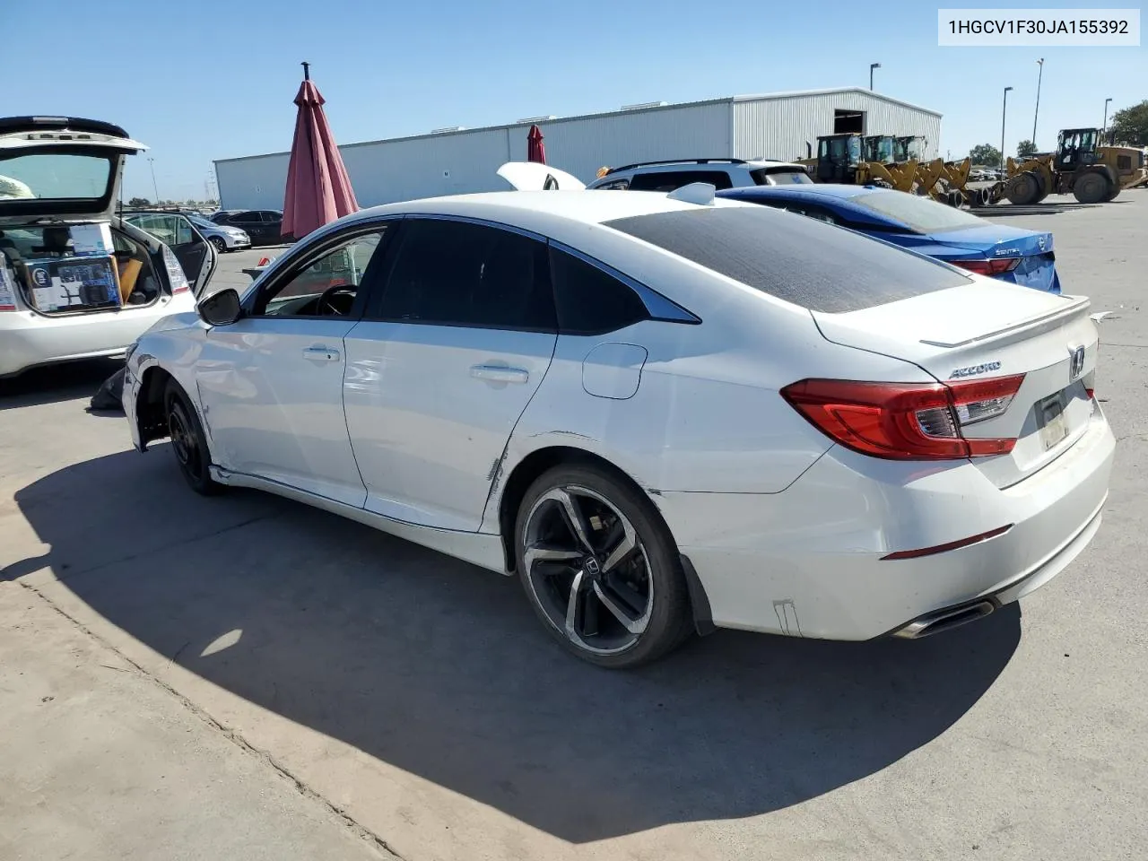 2018 Honda Accord Sport VIN: 1HGCV1F30JA155392 Lot: 67191664