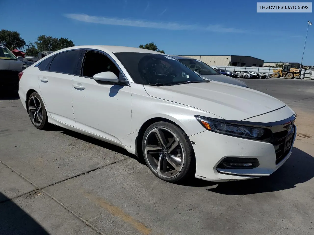 2018 Honda Accord Sport VIN: 1HGCV1F30JA155392 Lot: 67191664