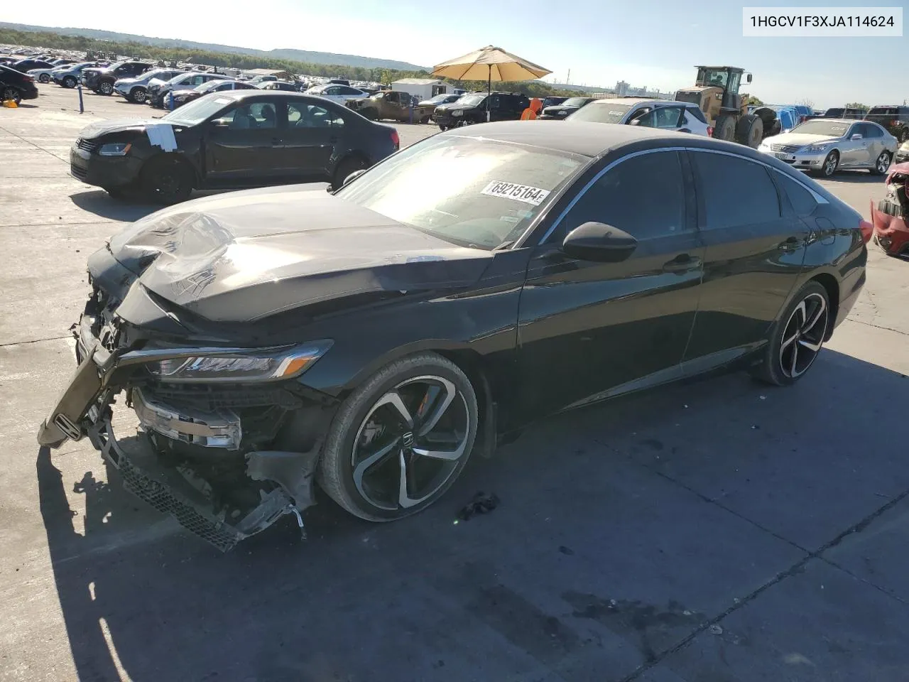 1HGCV1F3XJA114624 2018 Honda Accord Sport