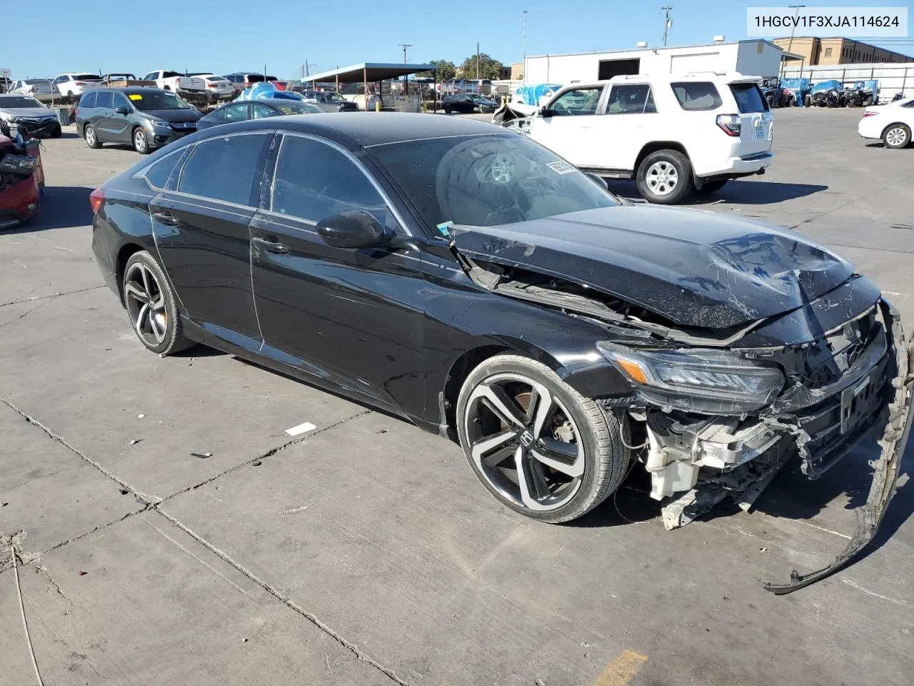 1HGCV1F3XJA114624 2018 Honda Accord Sport