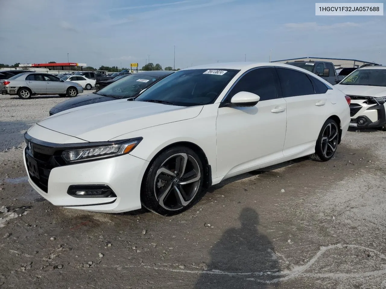 1HGCV1F32JA057688 2018 Honda Accord Sport