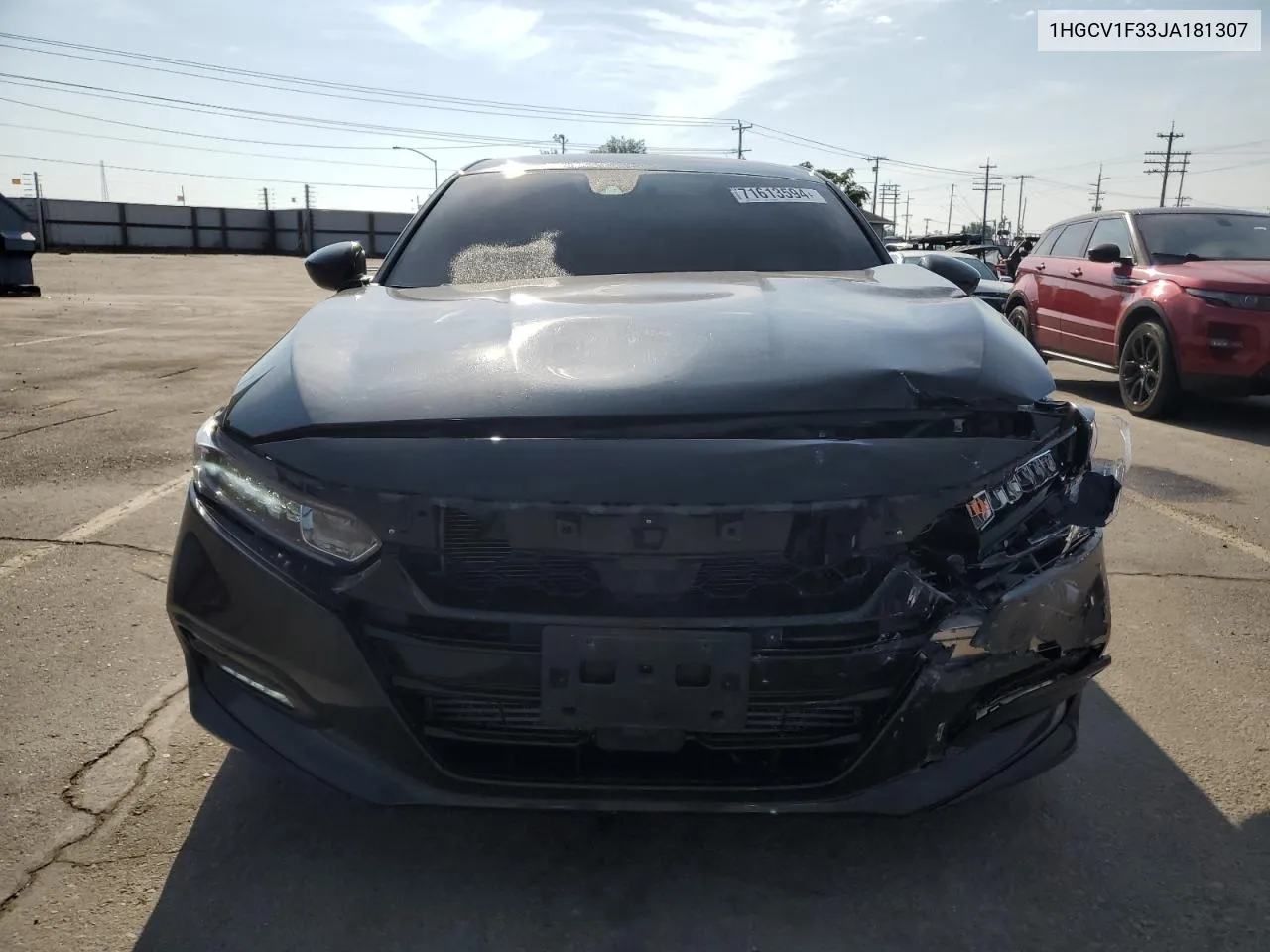 1HGCV1F33JA181307 2018 Honda Accord Sport