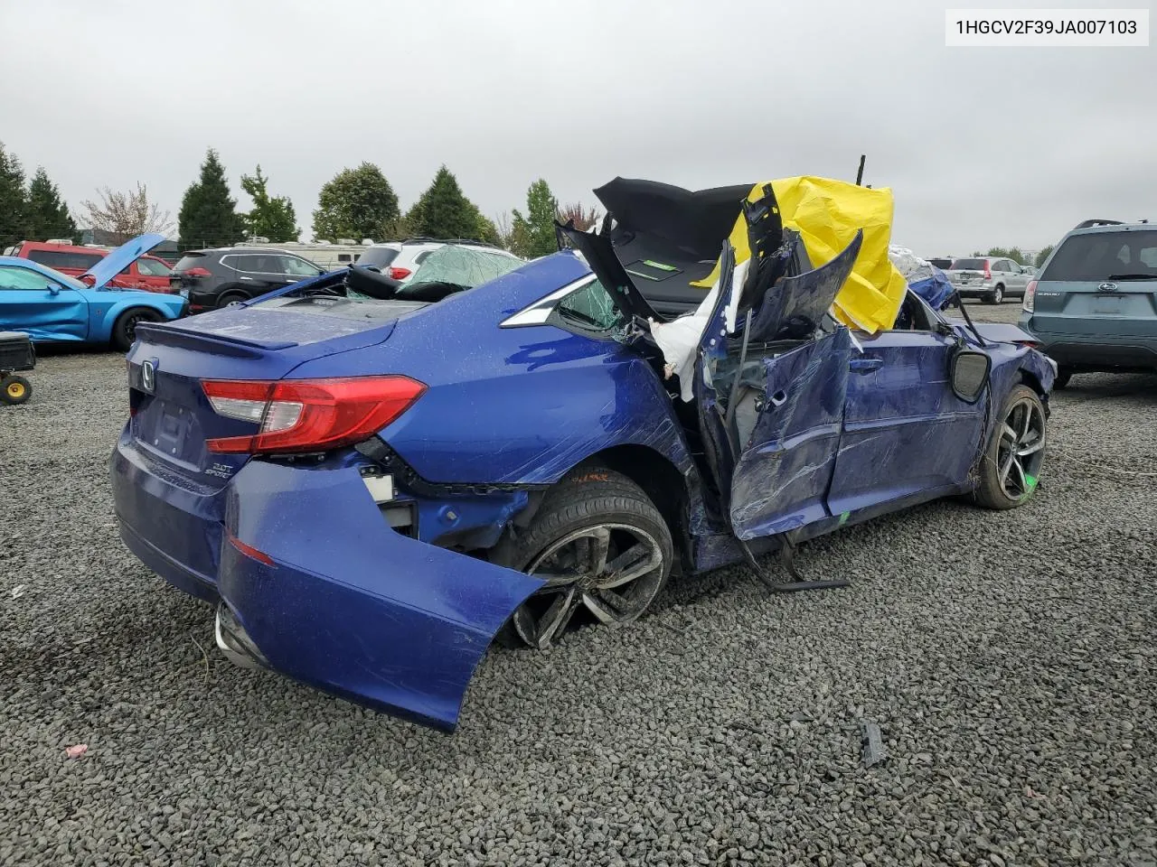 2018 Honda Accord Sport VIN: 1HGCV2F39JA007103 Lot: 71890284