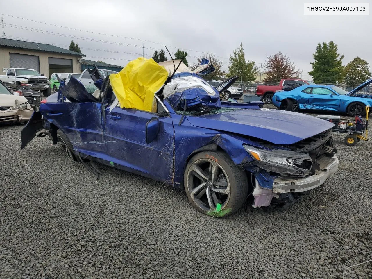 1HGCV2F39JA007103 2018 Honda Accord Sport