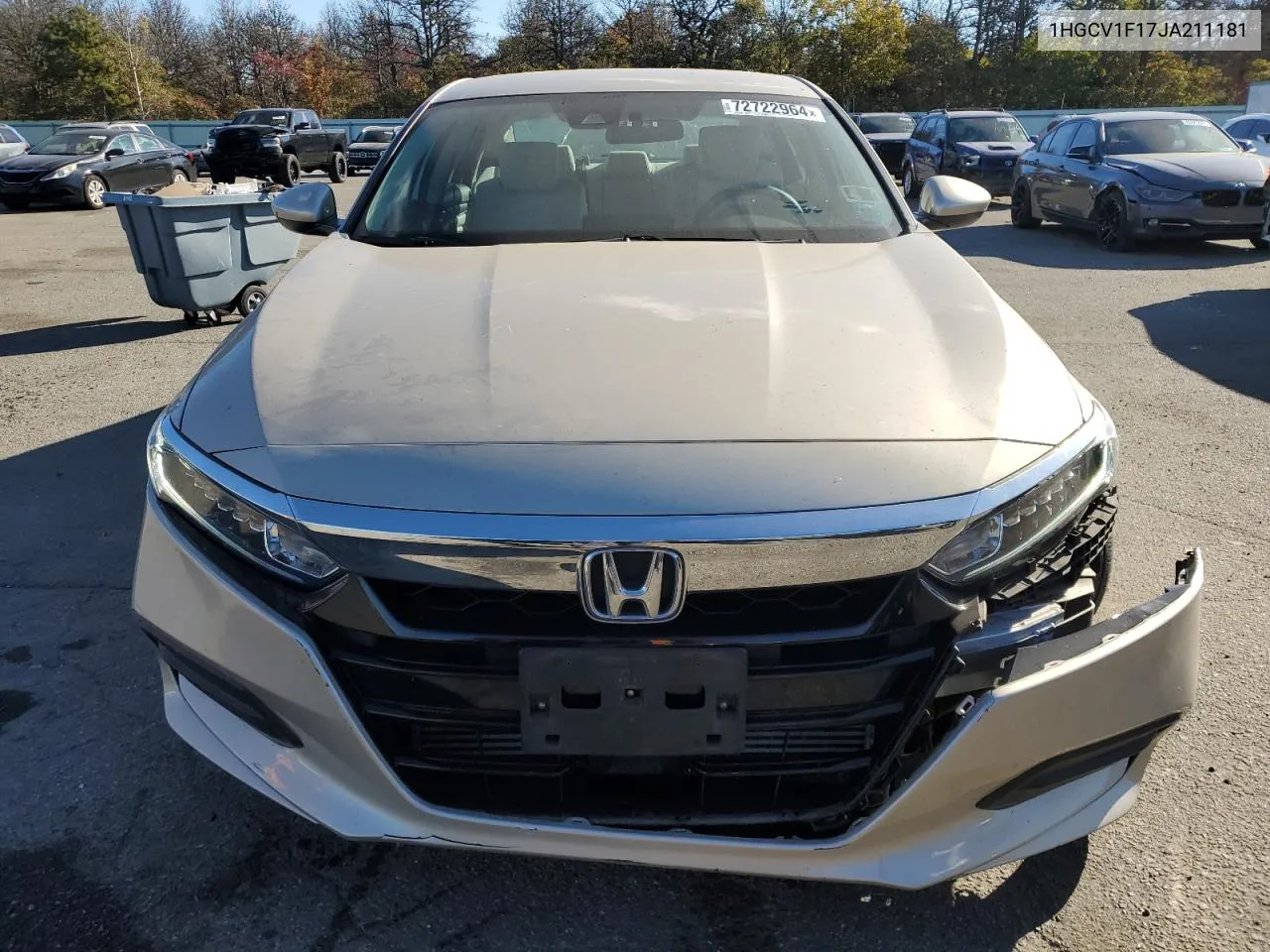 2018 Honda Accord Lx VIN: 1HGCV1F17JA211181 Lot: 72722964