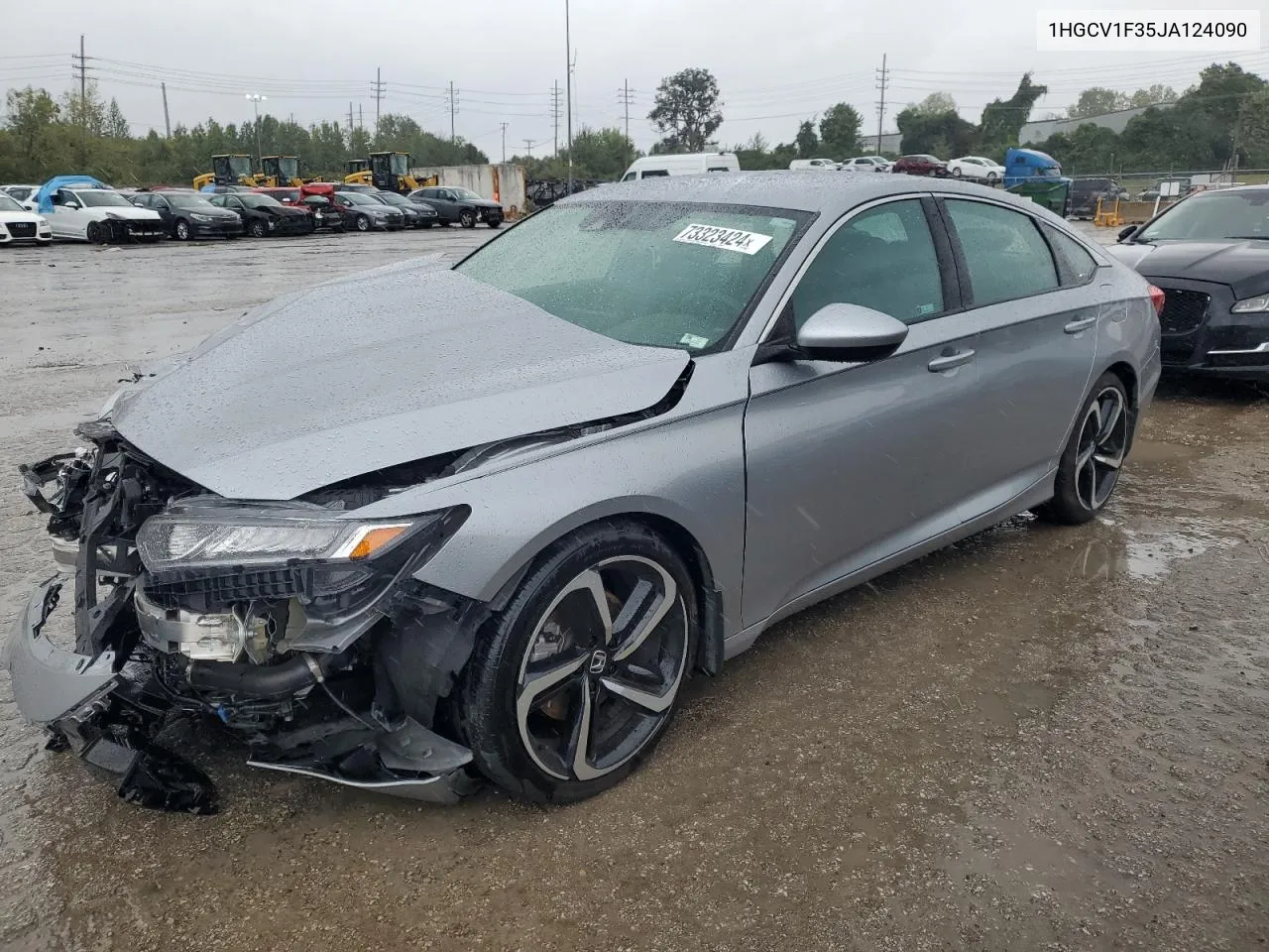 2018 Honda Accord Sport VIN: 1HGCV1F35JA124090 Lot: 73323424