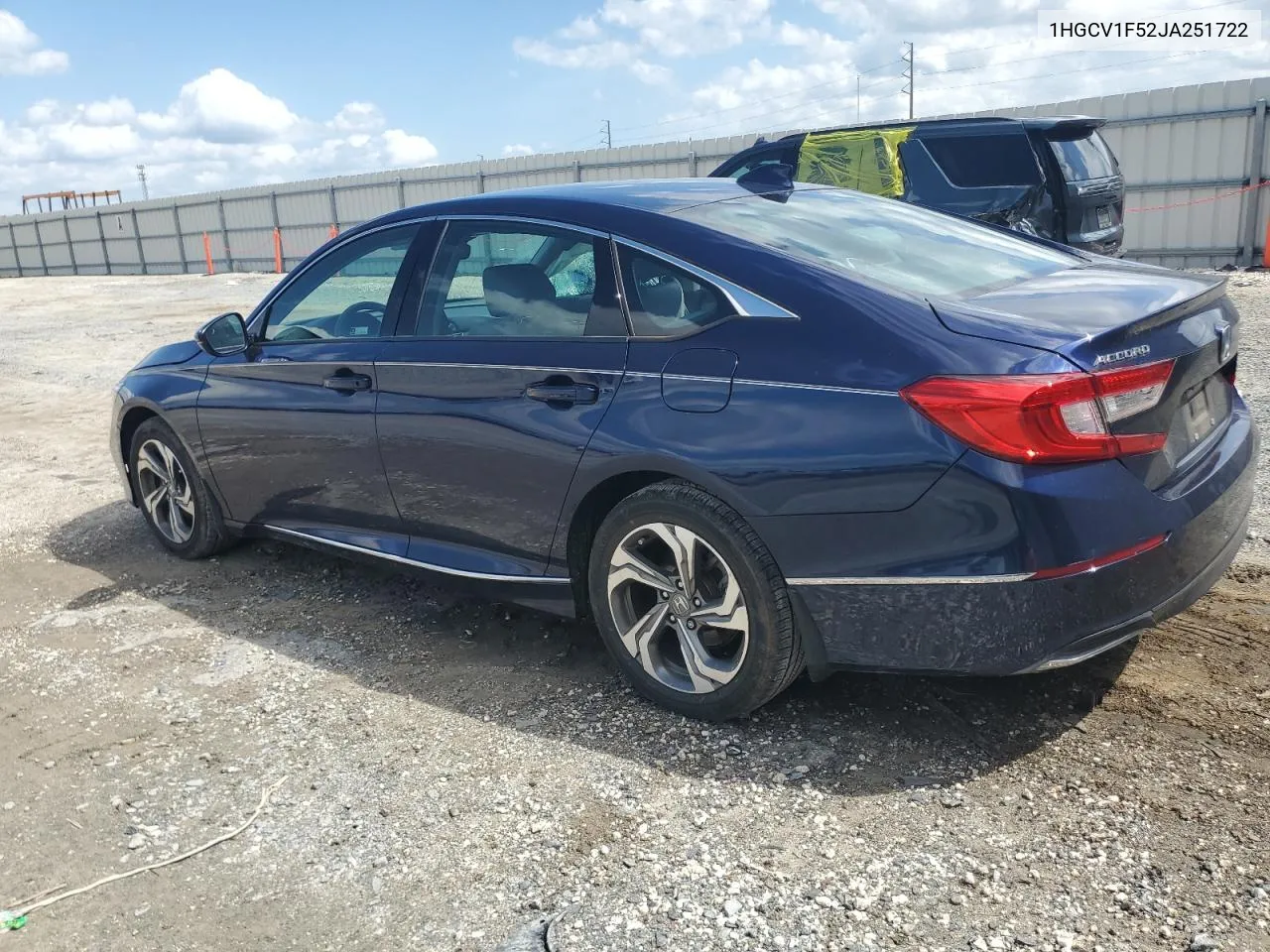 2018 Honda Accord Exl VIN: 1HGCV1F52JA251722 Lot: 73375324