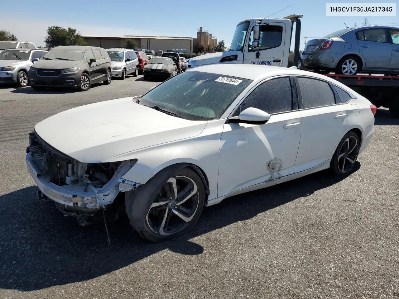 2018 Honda Accord Sport VIN: 1HGCV1F36JA217345 Lot: 73739844