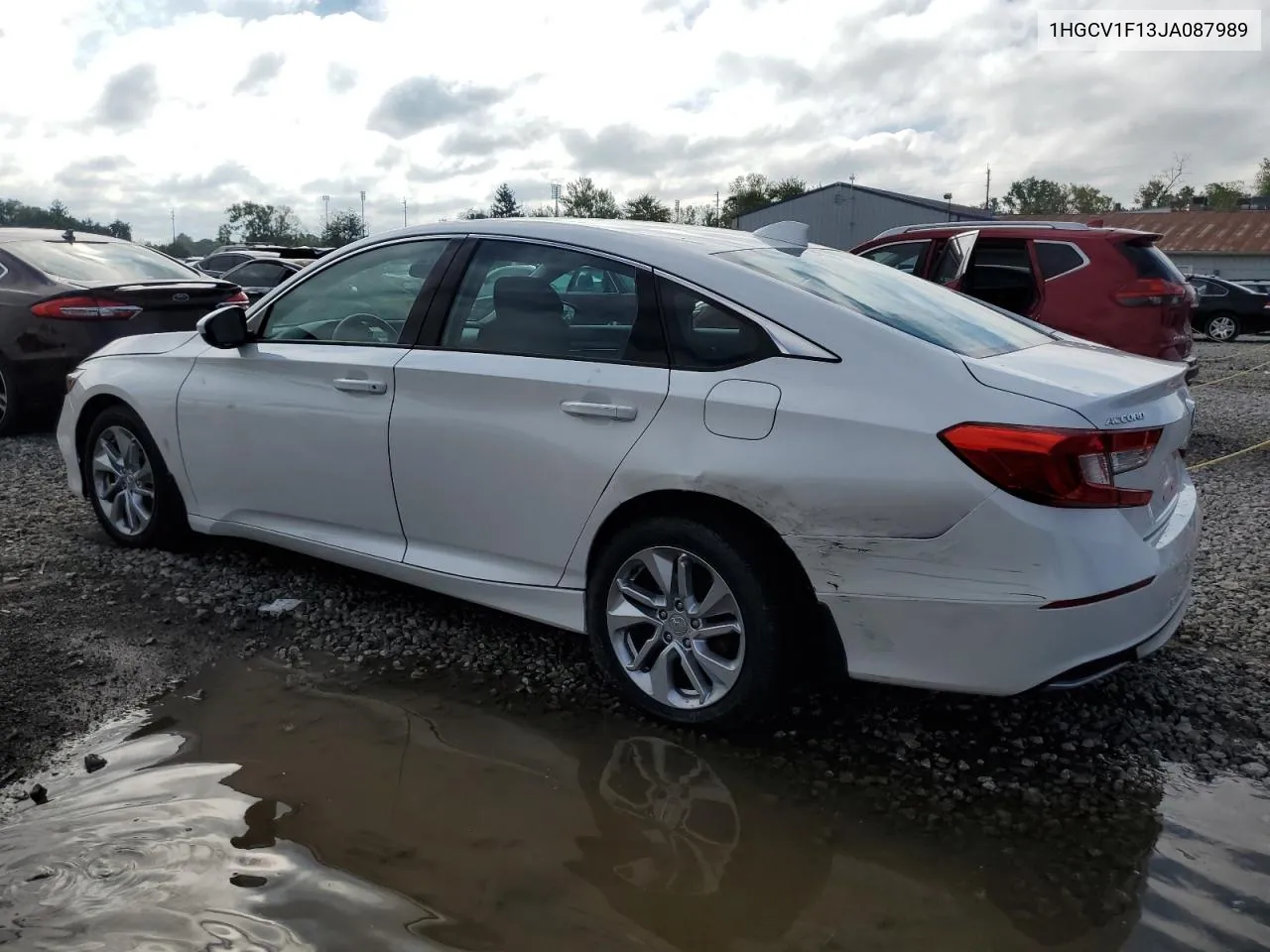 2018 Honda Accord Lx VIN: 1HGCV1F13JA087989 Lot: 73777844