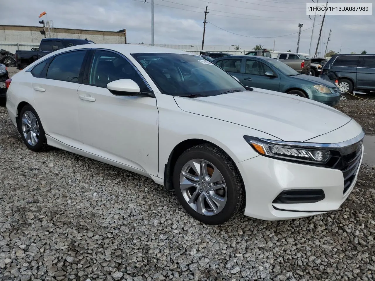 2018 Honda Accord Lx VIN: 1HGCV1F13JA087989 Lot: 73777844