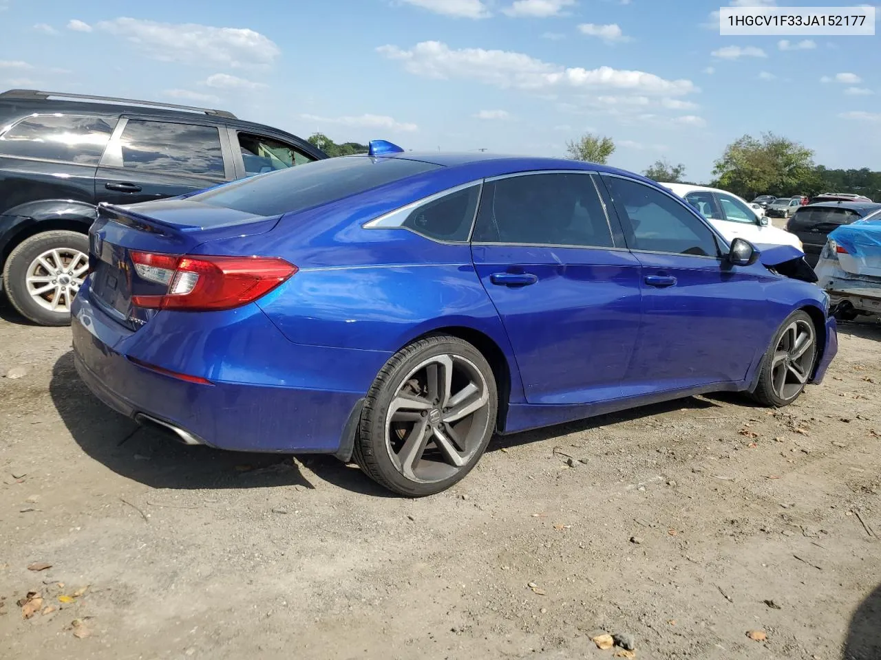 1HGCV1F33JA152177 2018 Honda Accord Sport