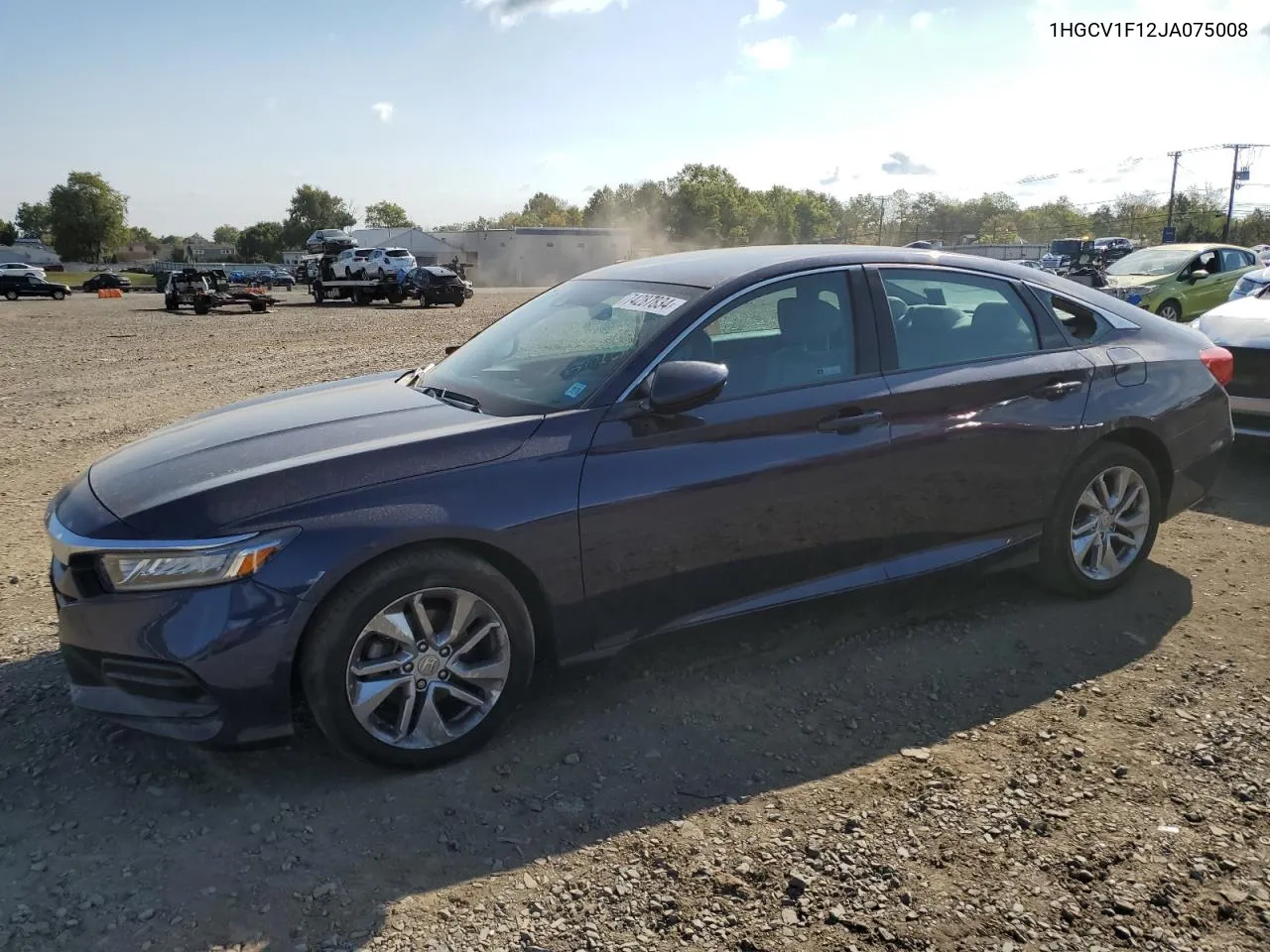 2018 Honda Accord Lx VIN: 1HGCV1F12JA075008 Lot: 74287834