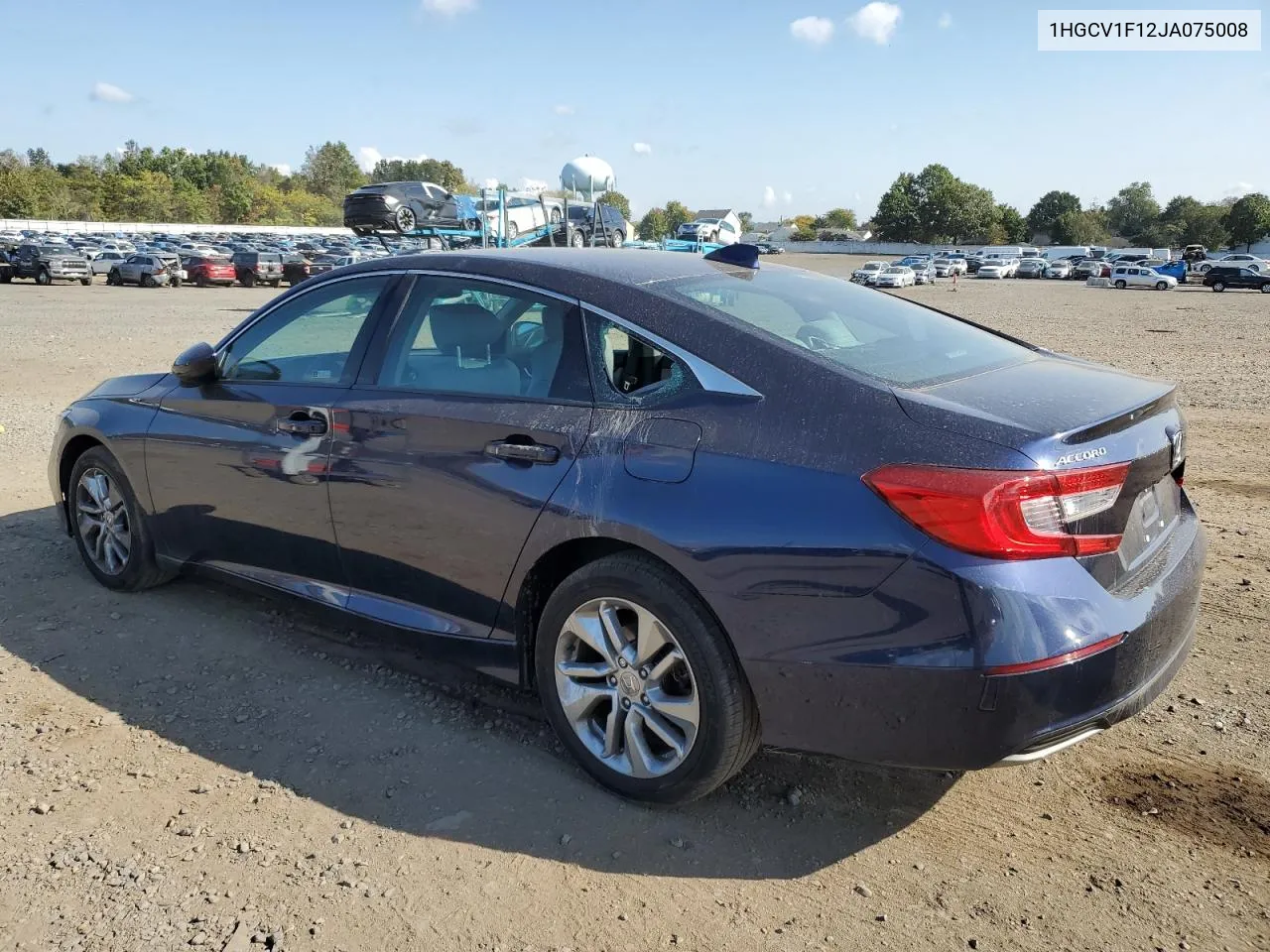 2018 Honda Accord Lx VIN: 1HGCV1F12JA075008 Lot: 74287834