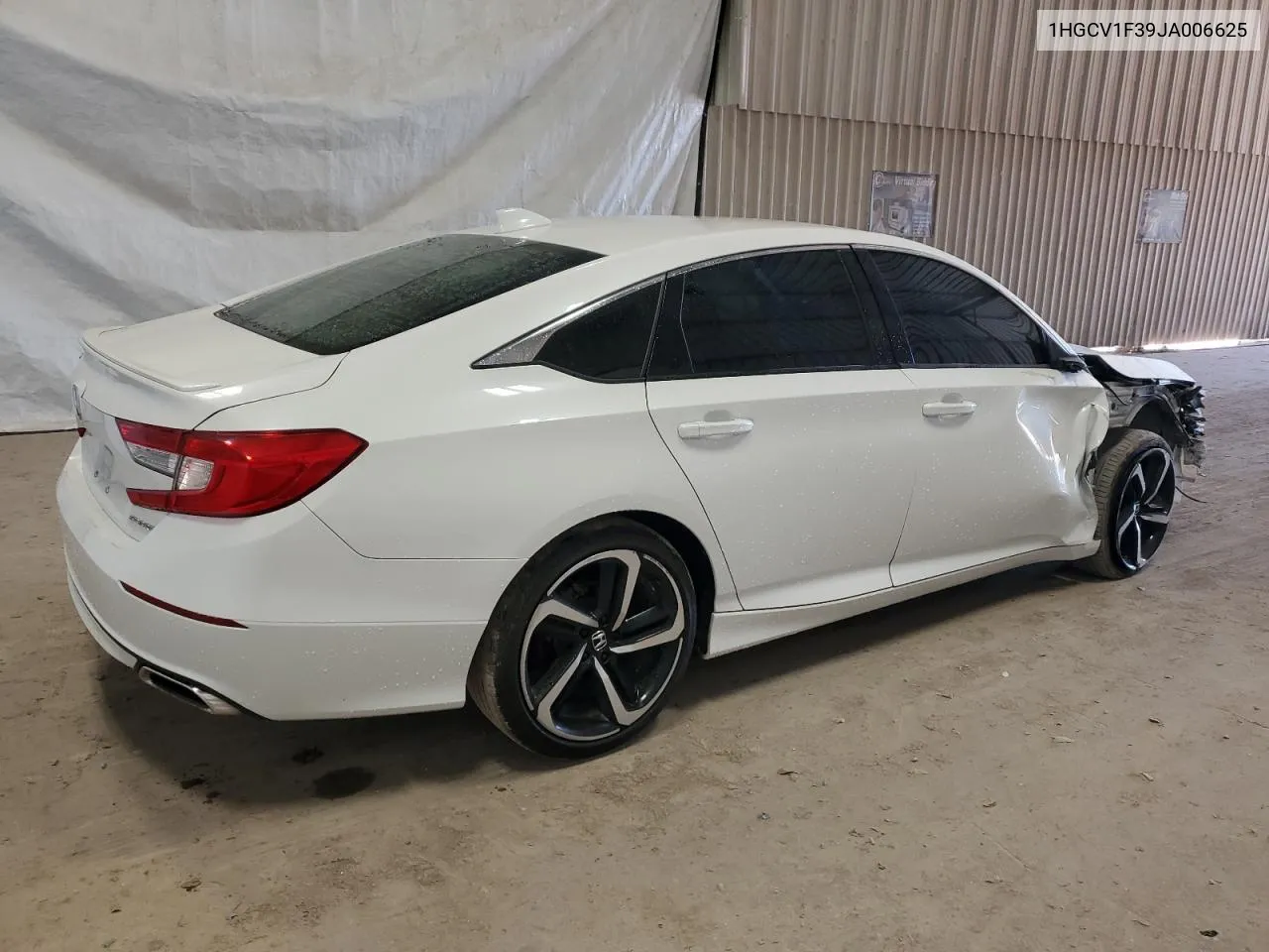 2018 Honda Accord Sport VIN: 1HGCV1F39JA006625 Lot: 74584674