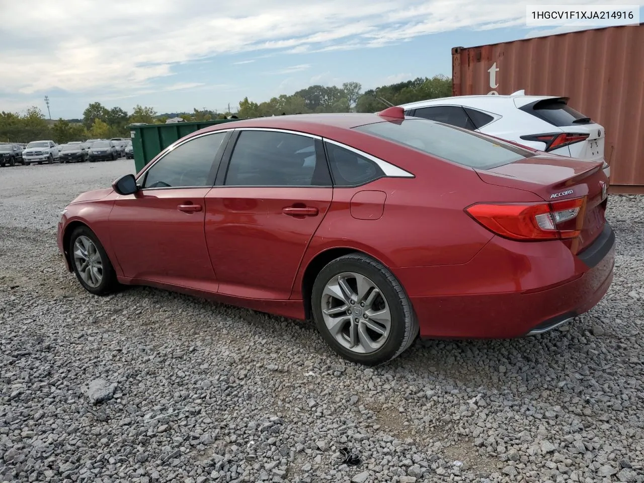 2018 Honda Accord Lx VIN: 1HGCV1F1XJA214916 Lot: 74722214