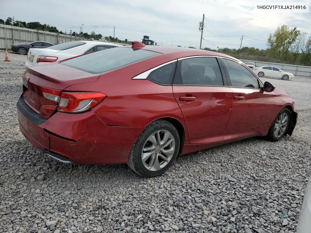 2018 Honda Accord Lx VIN: 1HGCV1F1XJA214916 Lot: 74722214