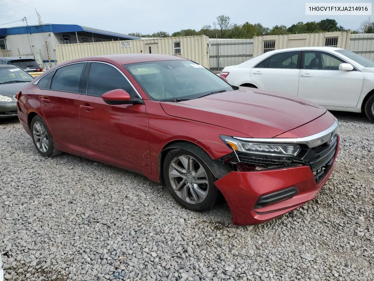 2018 Honda Accord Lx VIN: 1HGCV1F1XJA214916 Lot: 74722214