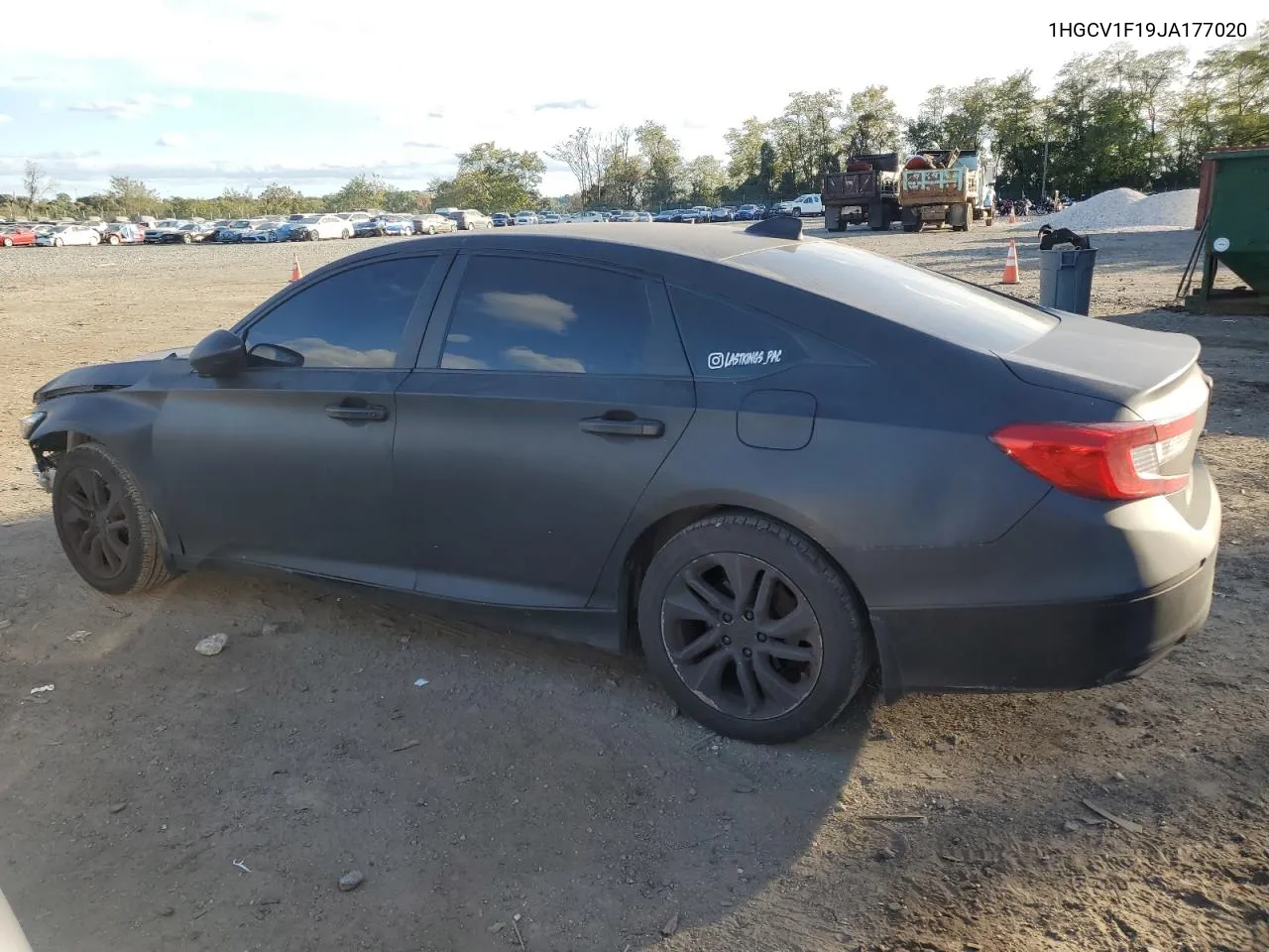 2018 Honda Accord Lx VIN: 1HGCV1F19JA177020 Lot: 75329284