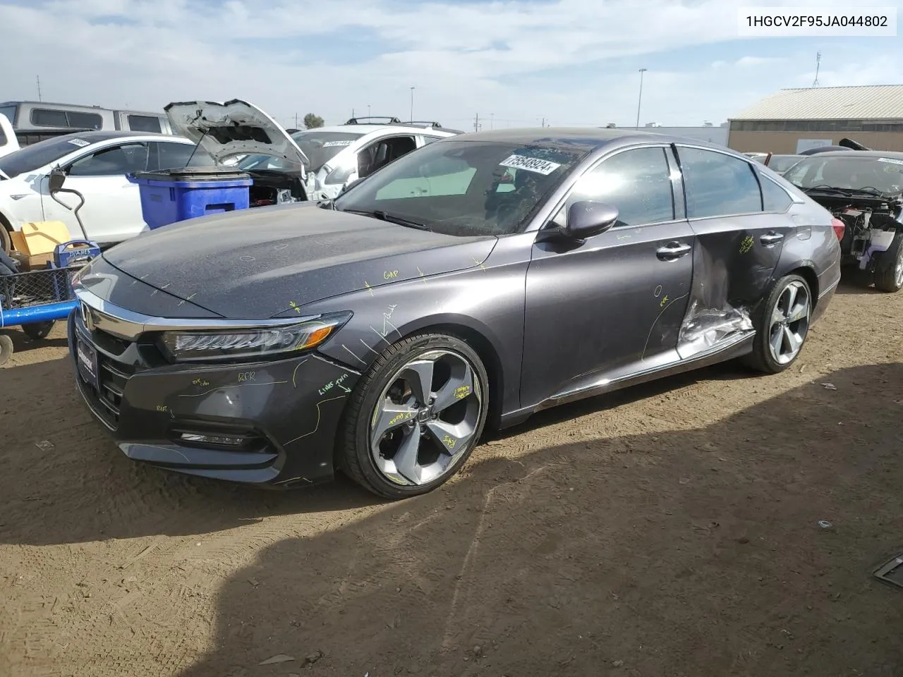 2018 Honda Accord Touring VIN: 1HGCV2F95JA044802 Lot: 75548924