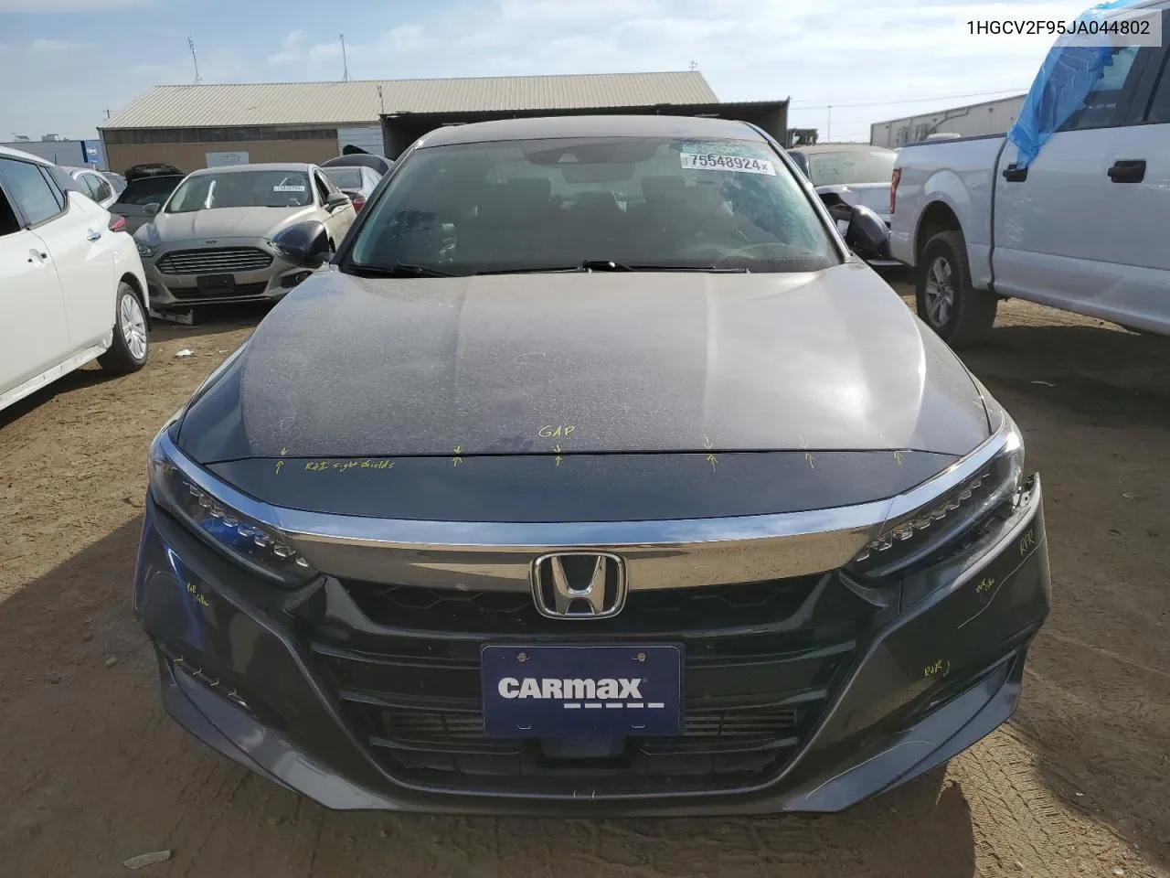 2018 Honda Accord Touring VIN: 1HGCV2F95JA044802 Lot: 75548924