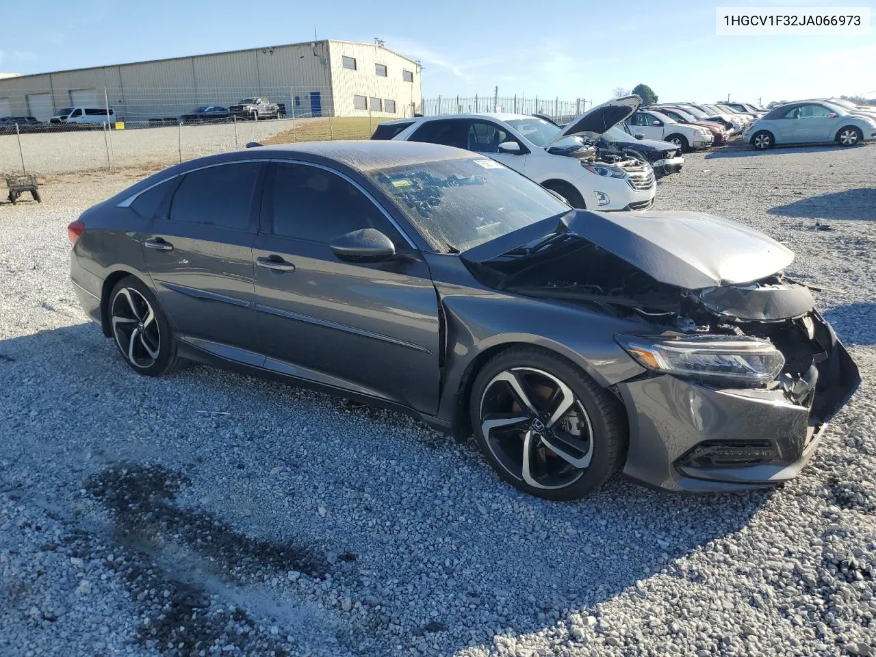 1HGCV1F32JA066973 2018 Honda Accord Sport