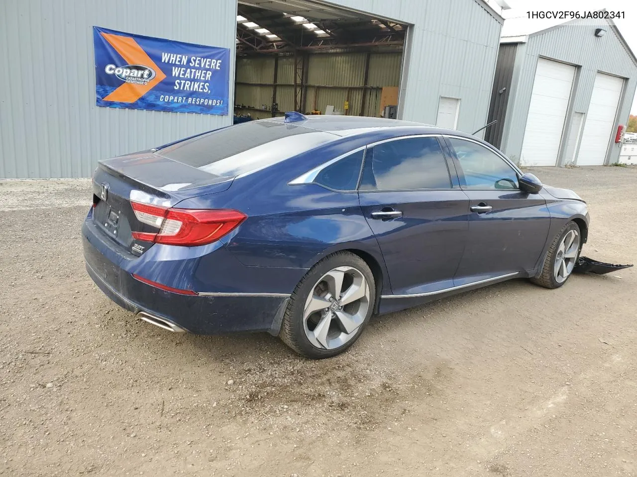 2018 Honda Accord Touring VIN: 1HGCV2F96JA802341 Lot: 75805014