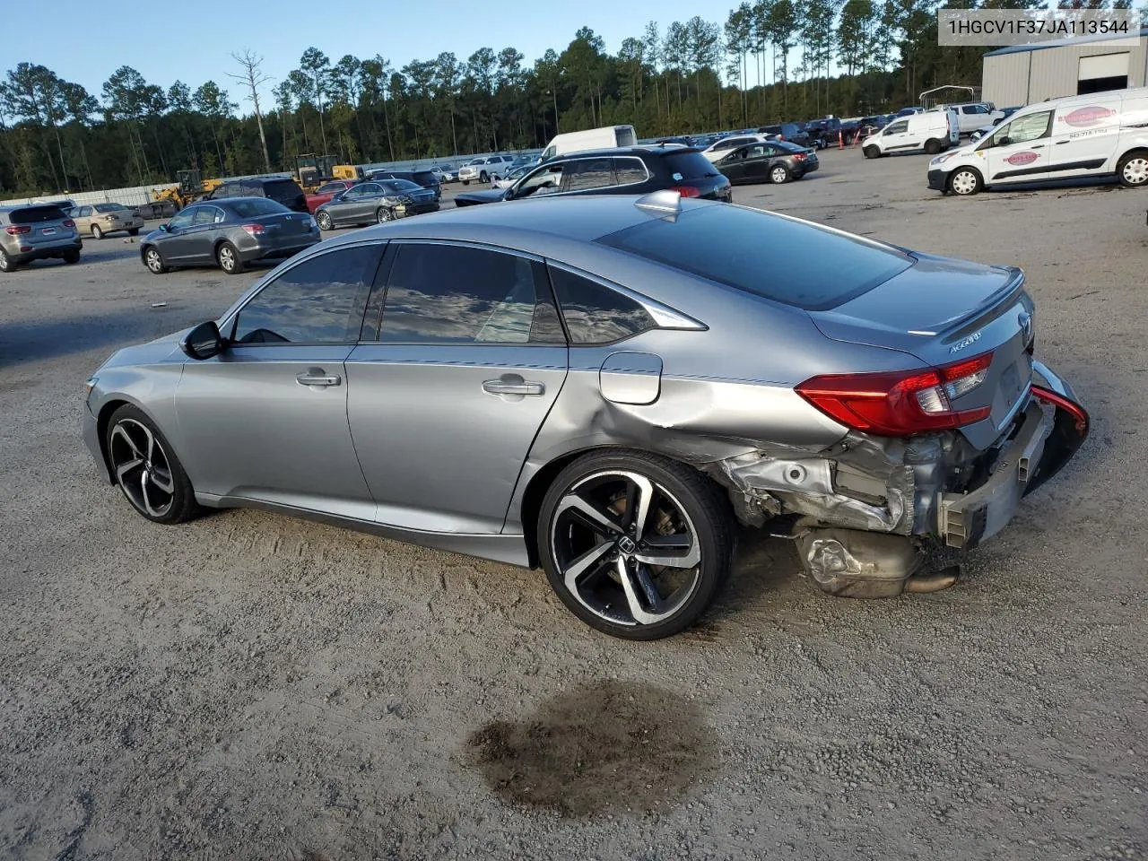 2018 Honda Accord Sport VIN: 1HGCV1F37JA113544 Lot: 76029374