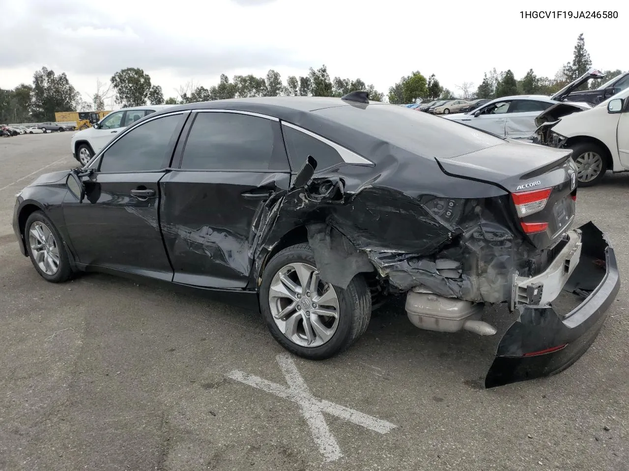 2018 Honda Accord Lx VIN: 1HGCV1F19JA246580 Lot: 76123364