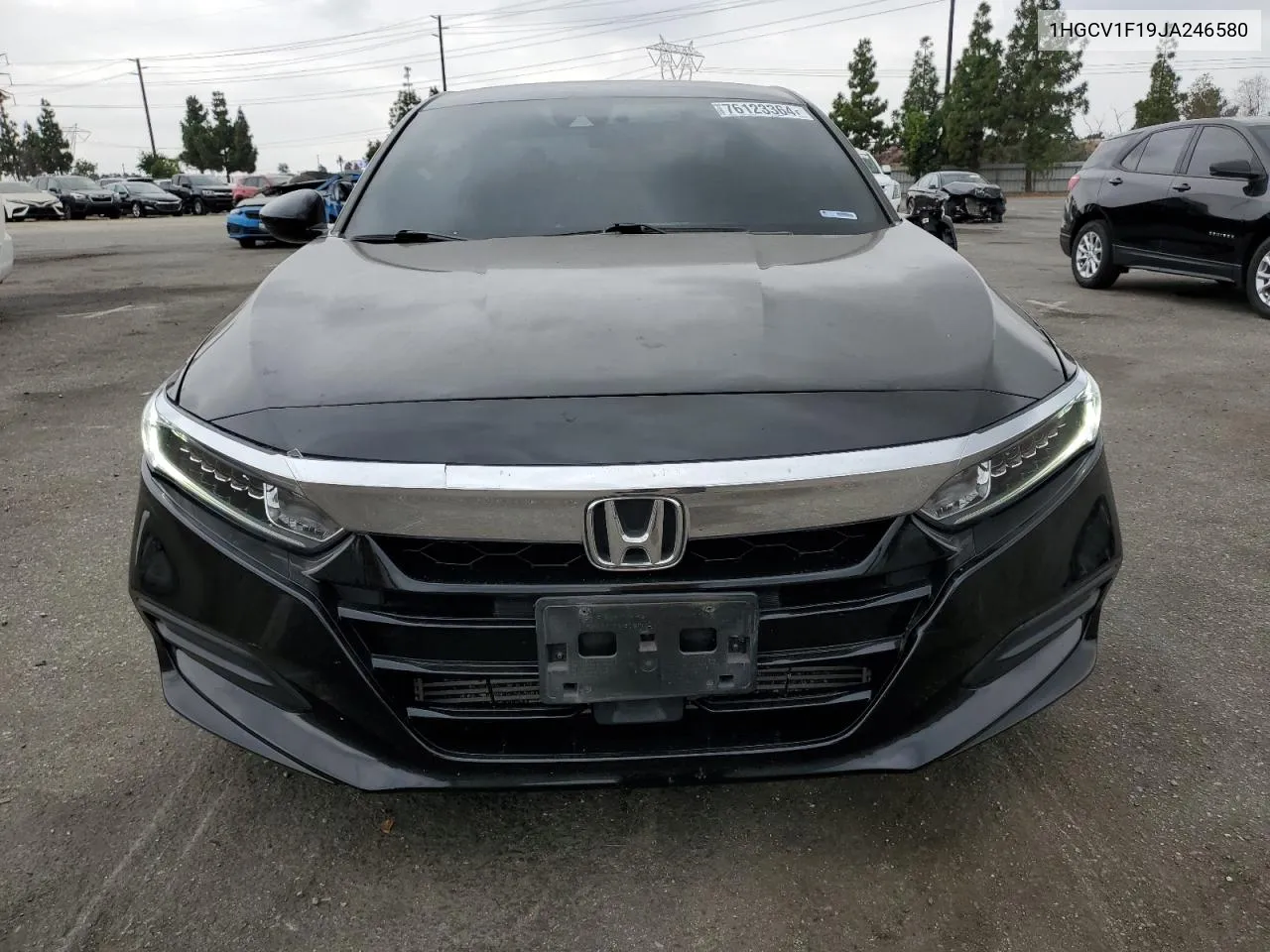 2018 Honda Accord Lx VIN: 1HGCV1F19JA246580 Lot: 76123364